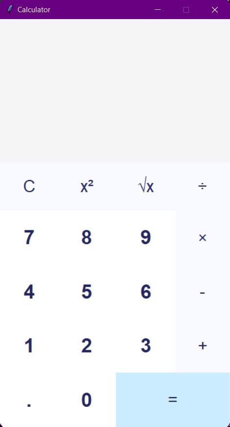 Calculator Python 的图像结果