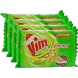 Vim Fresh Lemon Dishwash Bar 200 g (Combo Pack of 3) Tough Stain ...