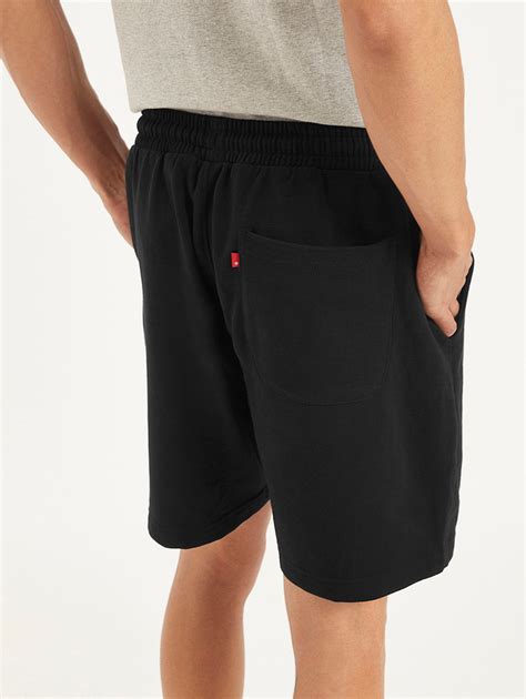 Men's Black Regular Fit Shorts – Levis India Store