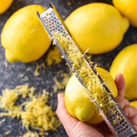 Lemon Zest Substitute - Spatula Desserts