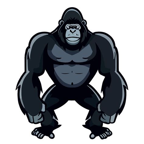 Gorilla clipart transparent background 24044190 PNG