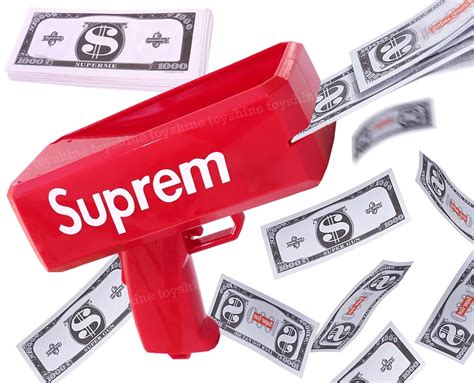 Toyshine Money Gun Cash Gun Super Gun Spray Gun Dollar Gun Cash Toy ...