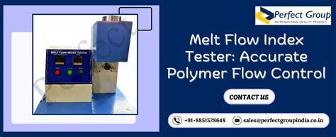 Melt Flow Index Tester Accurate Polymer Flow Control