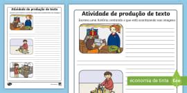 Atividade de Produção de Texto para o 2º Ano