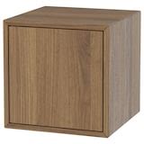 EKET cabinet with door, brown walnut effect, 35x35x35 cm (133/4x133 ...