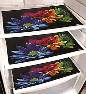 Buy Kuber Industries PVC 6 Pieces Reversible Fridge Drawer Mats (Multi ...