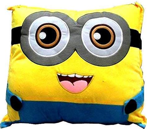ZYEPE Minion Shaped Cushion for Kids and Toddlers (pack of 1, 40x40 cm ...