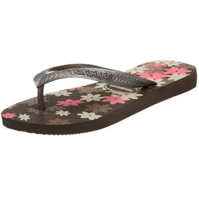 Havaianas Women's Summer Thong,Chocolate,41/42 BR/11-12 M US : Amazon ...