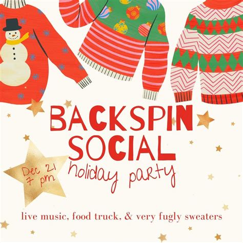 Backspin Social Annual Holiday Party, 6717 Market Street Wilmington, NC ...