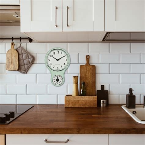 Image result for Retro Kitchen Clock with Timer