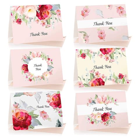 Buy Thank You Cards With Envelopes Bulk 100 Pack - Extra Thick Cards In ...