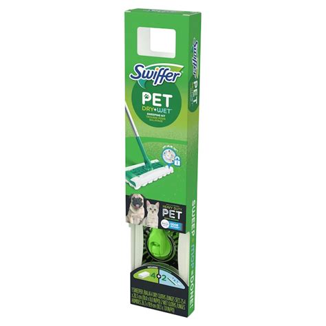 Swiffer Sweeper Dry and Wet Pet Starter Kit Microfiber Non-wringing ...