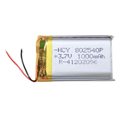 Witty Fox 1000mAh Rechargeable 3.7v Lithium Polymer Battery – Robocraze