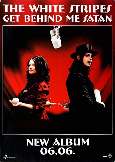 The White Stripes - Get Behind Me Satan, 2006 - Konzertplakat, 29,80
