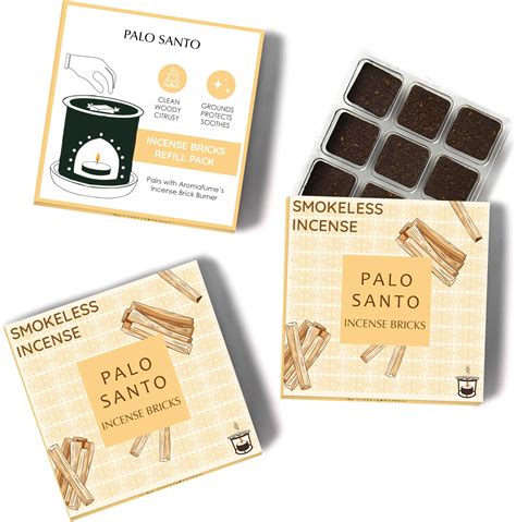 Nag Champa Incense Bricks (2 x 9 Bricks) & Tree of Life Exotic Incense ...