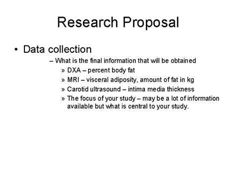 Image result for Sample Proposal Data Collection Section