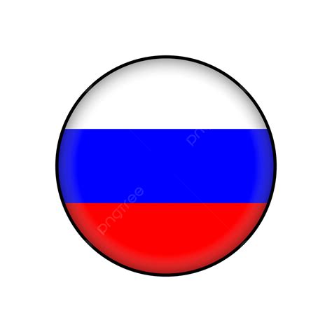 Russian Flag Round Vector, Russian Pins, Russian Flag, Russian Badge ...
