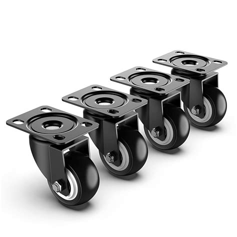 Volo 2 inch Swivel Caster Wheels Without Brake and No Noise Wheels ...