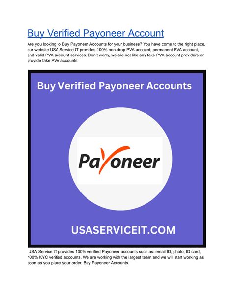 PPT - 10 Easiest Ways To Buy Verified Payoneer Accounts PowerPoint ...
