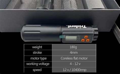 Globelle Trident MX 3.5MM Stroke Wireless Battery Tattoo Machine Pen ...