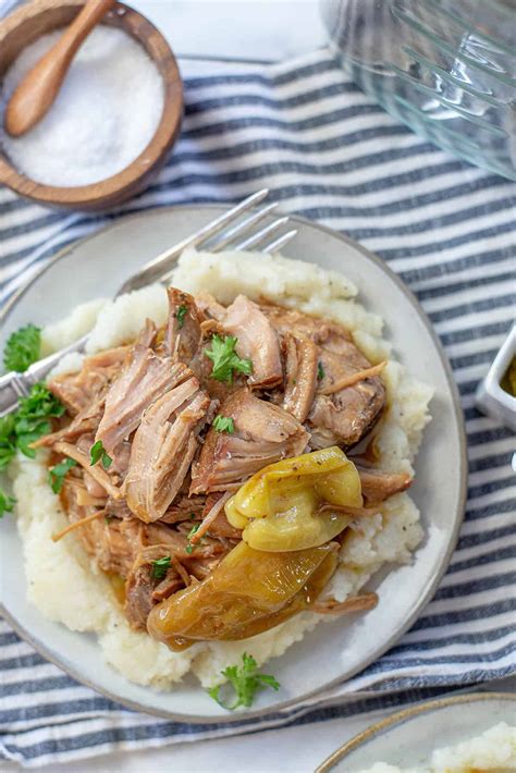 Slow Cooked Mississippi Pork Roast Recipe | That Low Carb Life