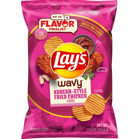 LAY’S® Wavy Korean-Style Fried Chicken Flavored Potato Chips - Shop Now ...