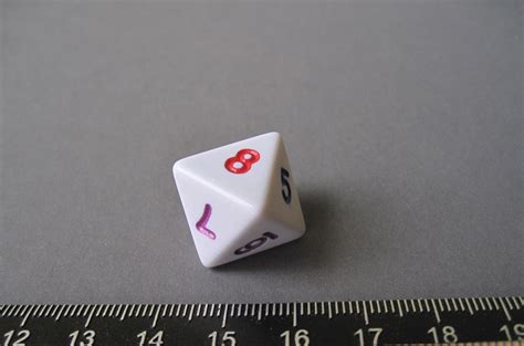 Justin Michell's (D8) EIGHT SIDED DICE