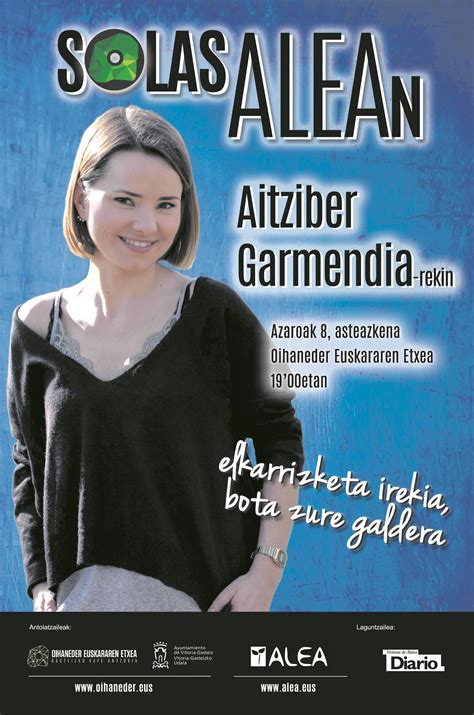 SolasAlean, Aitziber Garmendiarekin - Araba - Alea.eus