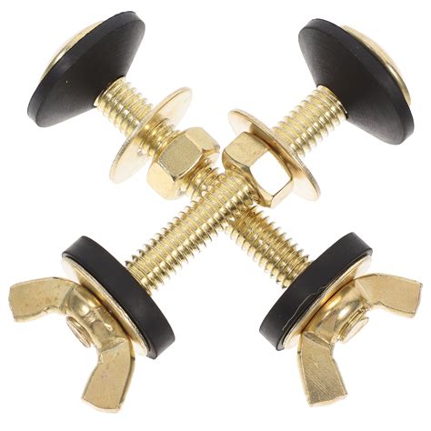 OFFIGAM 2-Pack Stainless Steel Toilet Tank Bolts with Multi- Kit for Secure Fixing and Leak ...