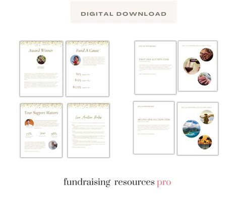 Gala Event Program Template 的图像结果