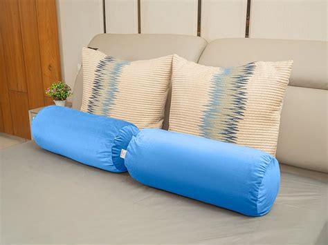 MY ARMOR Microfibre Round Bolster Bed/Sofa/Diwan Pillow | Light, Soft ...