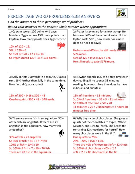 Image result for 6th Grade Math Word Problems