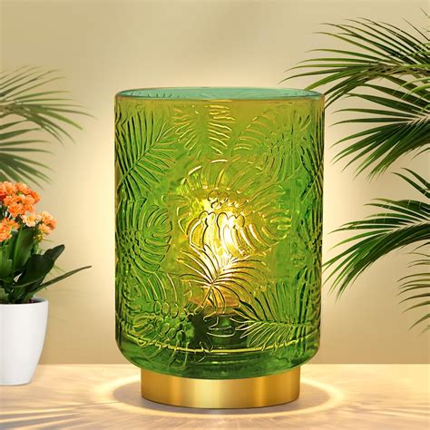 LINEWAY Battery Operated Lamp with Timer, Cordless Small Table Lamp for ...