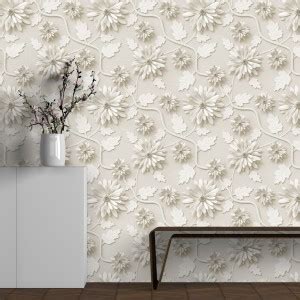 infinity interiors Floral & Botanical Multicolor Wallpaper Price in ...