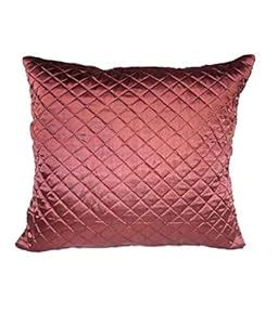 Buy Amita's Home Furnishing Satin Silk Coca Cola Color Quilted Cushion ...