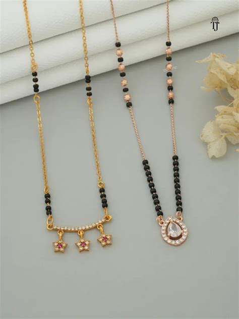 Trendz Jewellery Latest Diamond Mangalsutra Designs | Modern Indian ...