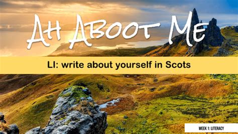 Image result for Scots Language Lessons