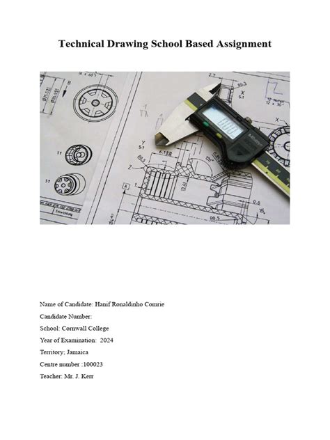 Image result for Technical Drawing SBA Reflection Example