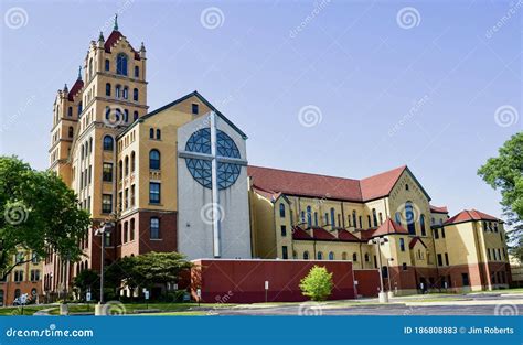 Techny Towers #2 editorial stock photo. Image of closed - 186808883