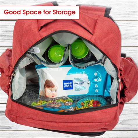 Buy a Diaper Backpack 10 Pockets with Changing Mat – MeeMee.in