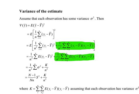 Image result for Variance of Sample Variance Proof