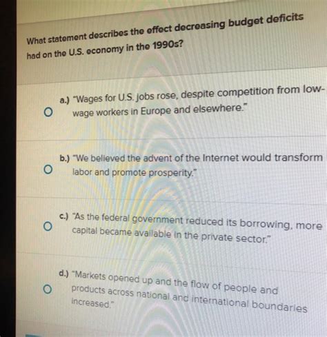 which statement describes a key effect of technology