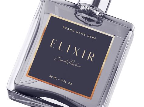 Editable Perfume Label Template, Perfume Bottle Labels, Perfume Bottle ...