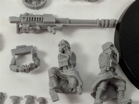 Warhammer 40k Death Korps of Krieg Lascannon Heavy Weapons Team Astra ...