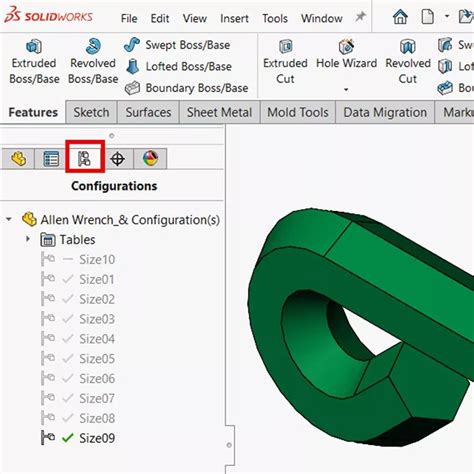 Image result for SolidWorks Configuration Table