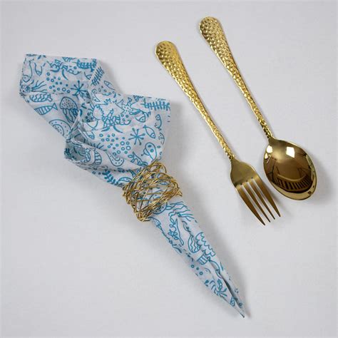 Indian Hand Block Printed Cotton Organic Napkins Sky Blue Online – Dmaasa