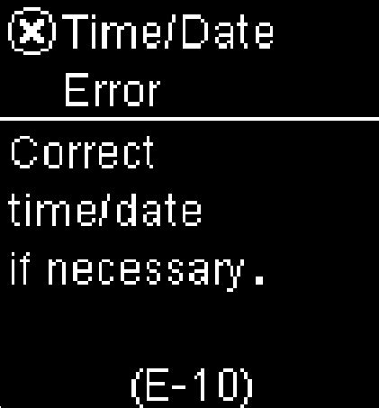Accu-Check Error Message E9 的图像结果