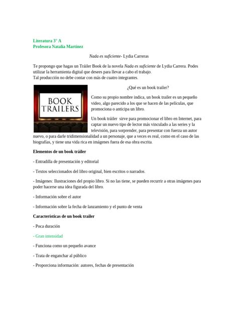 Image result for Libro Trailer