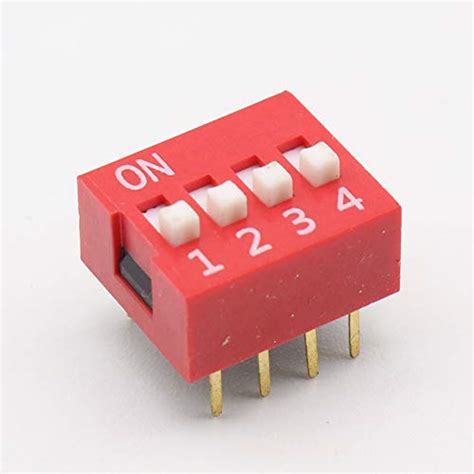 PrimeRobotics Slide Type Switch Module 4 Bit 2.54mm Position Way DIP ...
