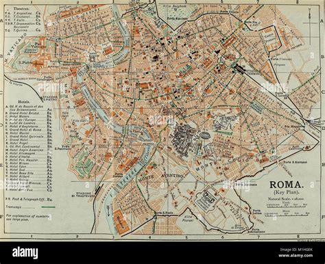 Rome City Guide Maps Poster Street Map Art Of Rome City In Italy